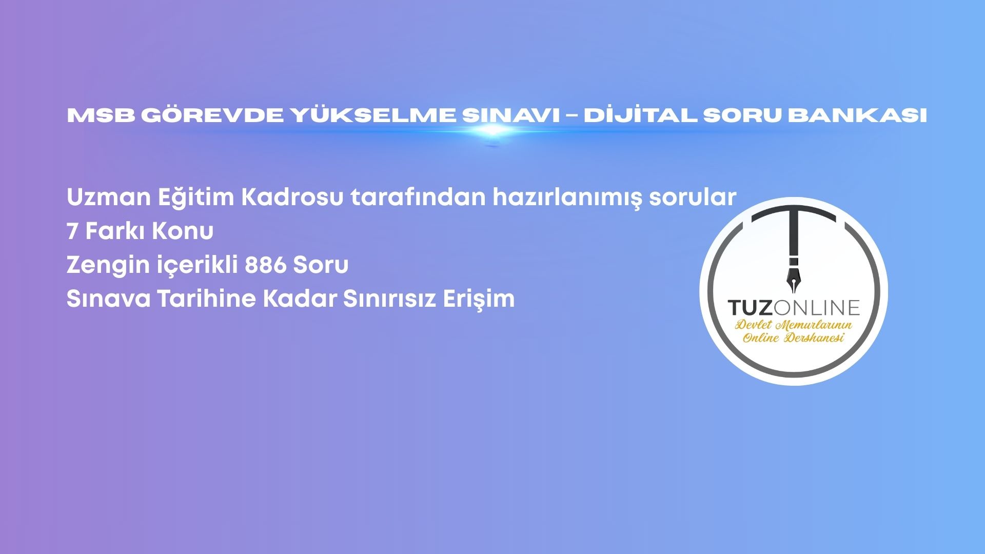 MSB GYS Dijital Soru Bankası